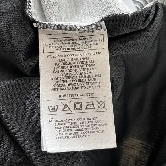 ADIDAS Short Sleeve Polo Striped Shirt  Climachill Golf Athleisure Casual Resort - Picture 8 of 14